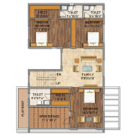 Adarsh Palm Aqua villa floor plan