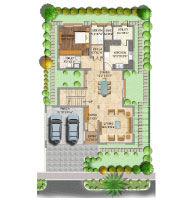 Adarsh Palm Azure villa floor plans