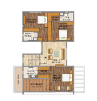 Adarsh Palm Azure villa floor plans